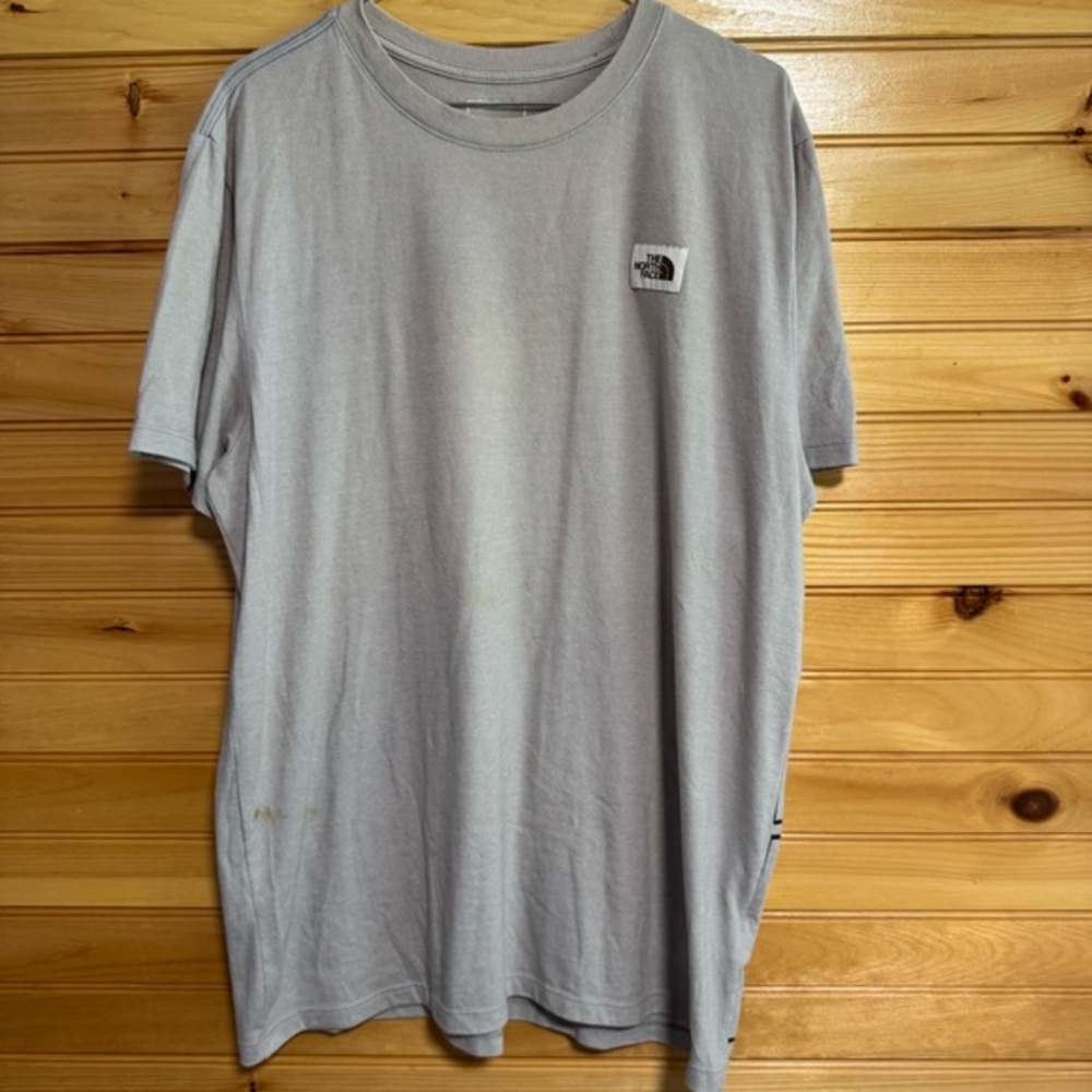 The North Face Light Gray/Tan Men's Tee Large